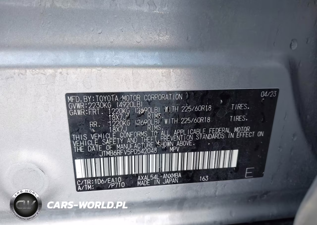 2023 Toyota Rav4 Hybrid Xle Premium VIN:JTMB6RFV5PD542048 - 9