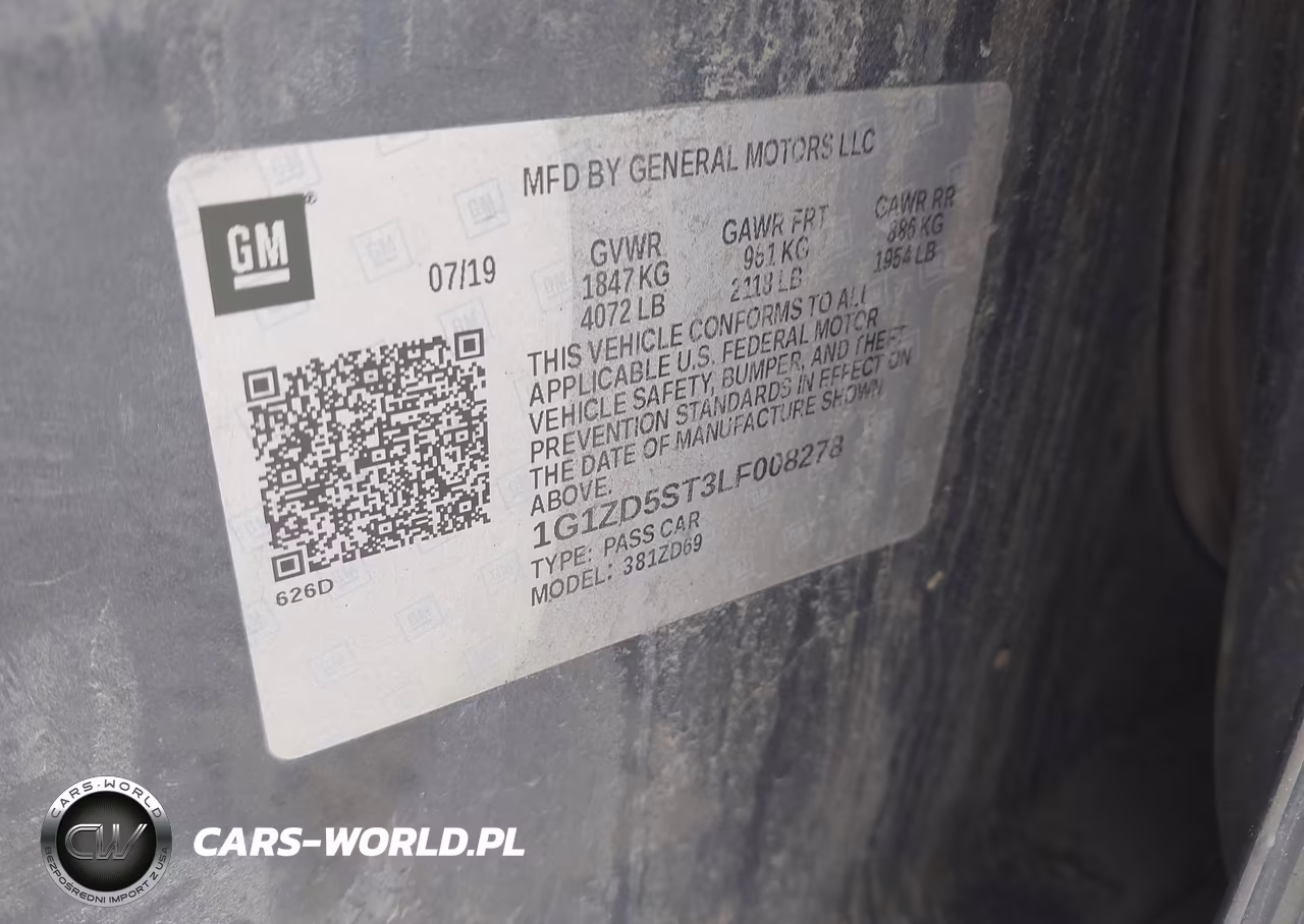 2020 Chevrolet Malibu Fwd Lt VIN:1G1ZD5ST3LF008278 - 9