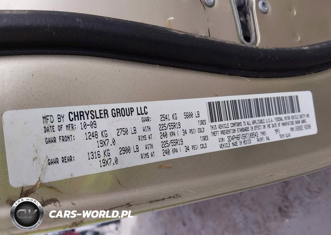 2010 Dodge Journey R-T VIN:3D4PH6FV5AT109543 - 9