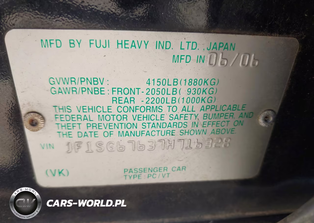 2007 Subaru Forester 2.5X L.l. Bean Edition VIN:JF1SG67637H716328 - 9