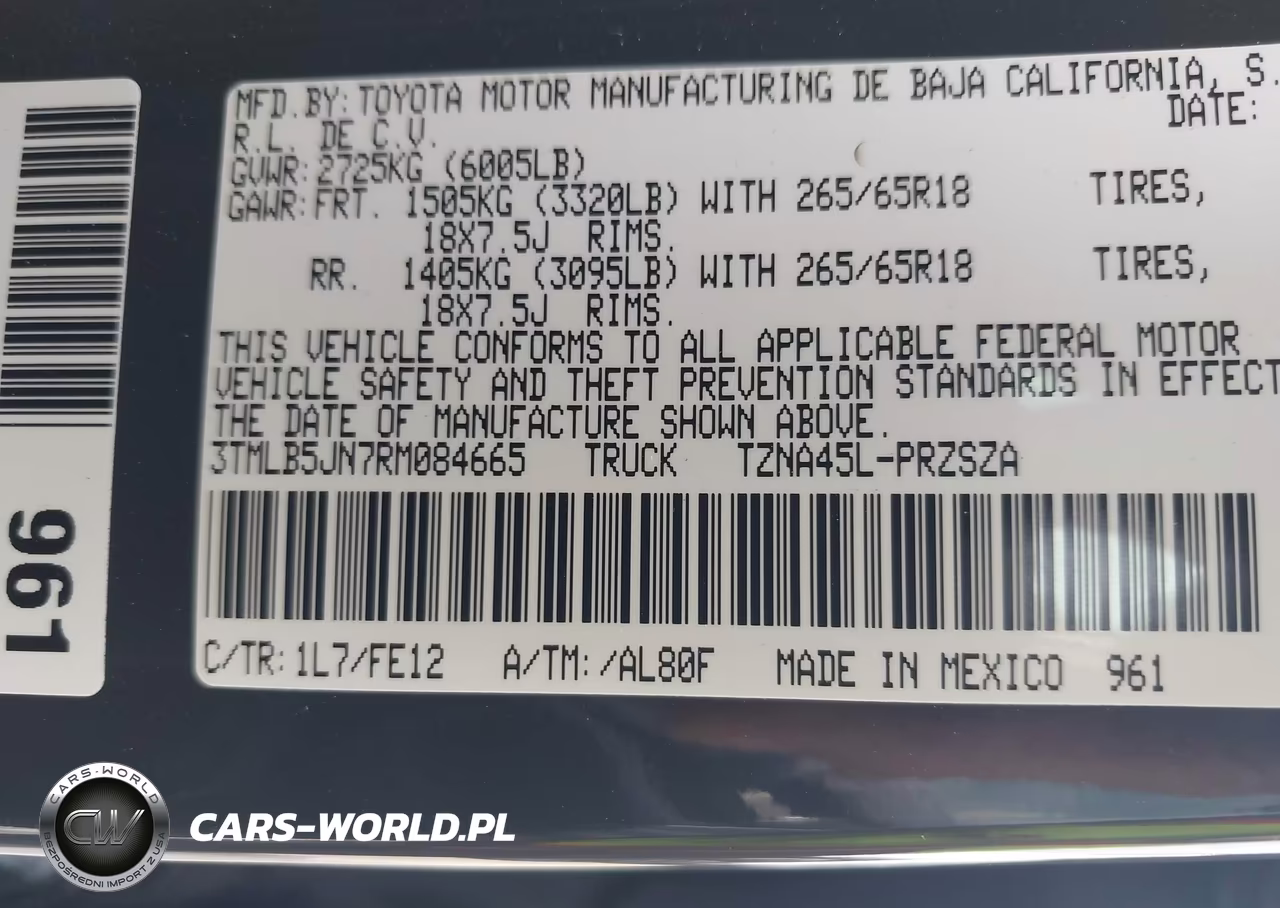 2024 Toyota Tacoma Trd Sport VIN:3TMLB5JN7RM084665 - 9