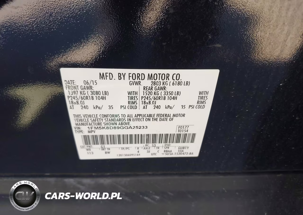 2016 Ford Explorer Xlt VIN:1FM5K8D89GGA25233 - 9