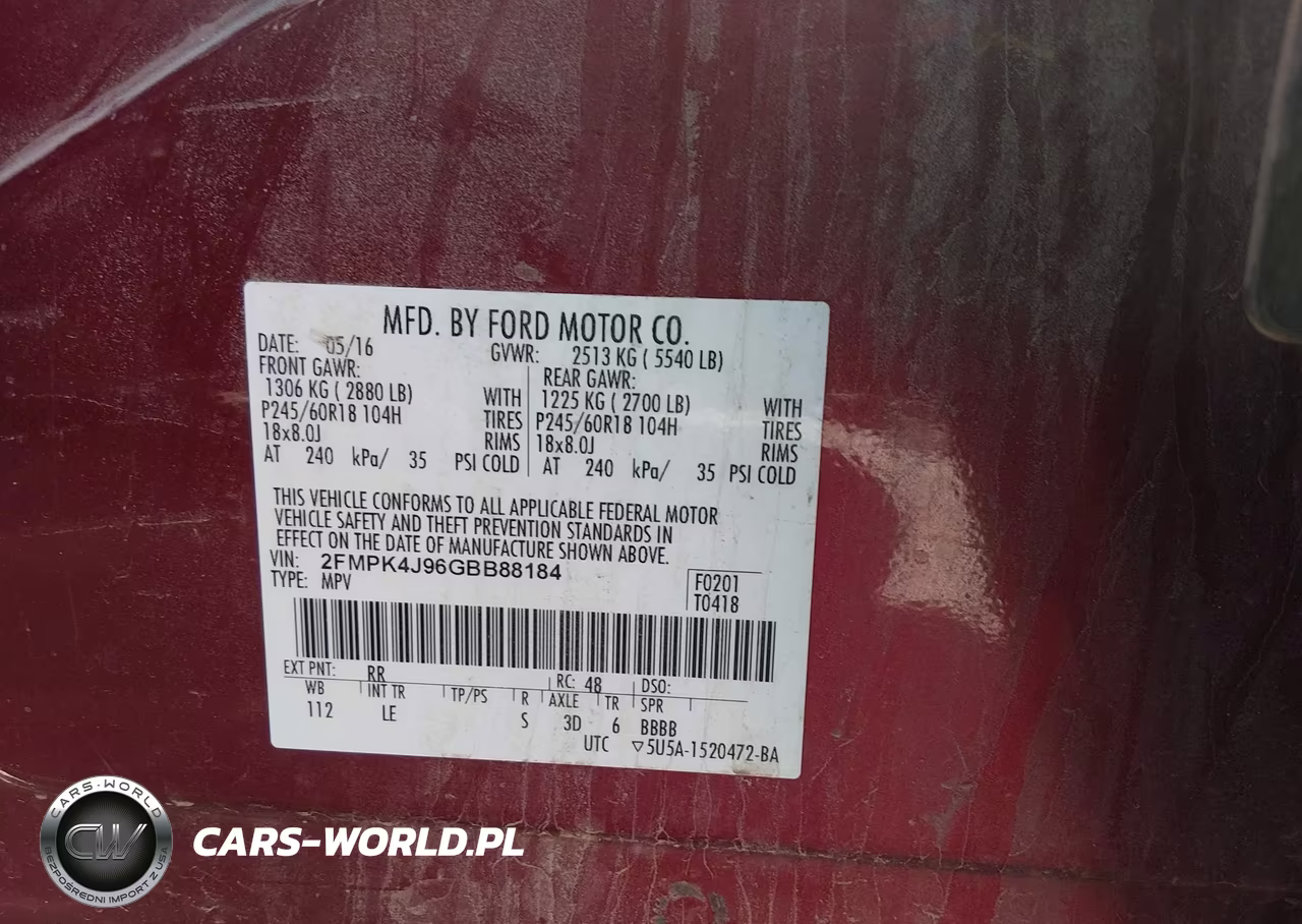 2016 Ford Edge Sel VIN:2FMPK4J96GBB88184 - 9