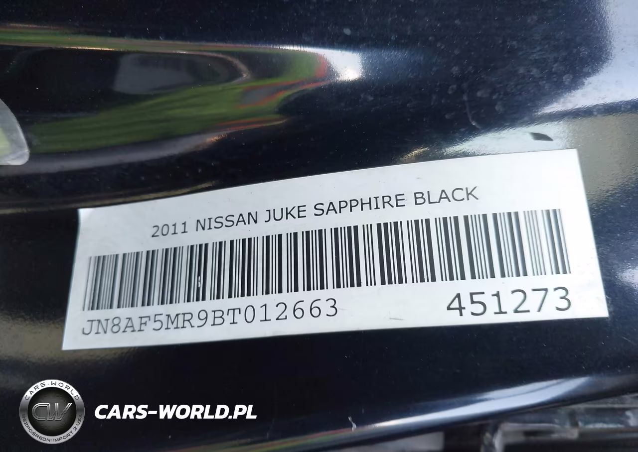 2011 Nissan Juke Sl VIN:JN8AF5MR9BT012663 - 9