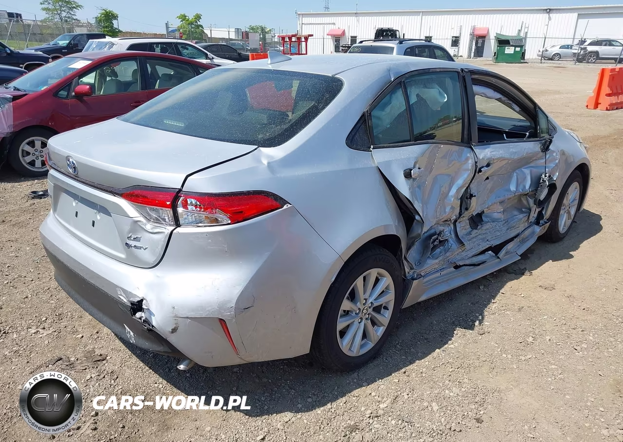 2025 Toyota Corolla Hybrid Le VIN:JTDBDMHE3SJ013746 - 4