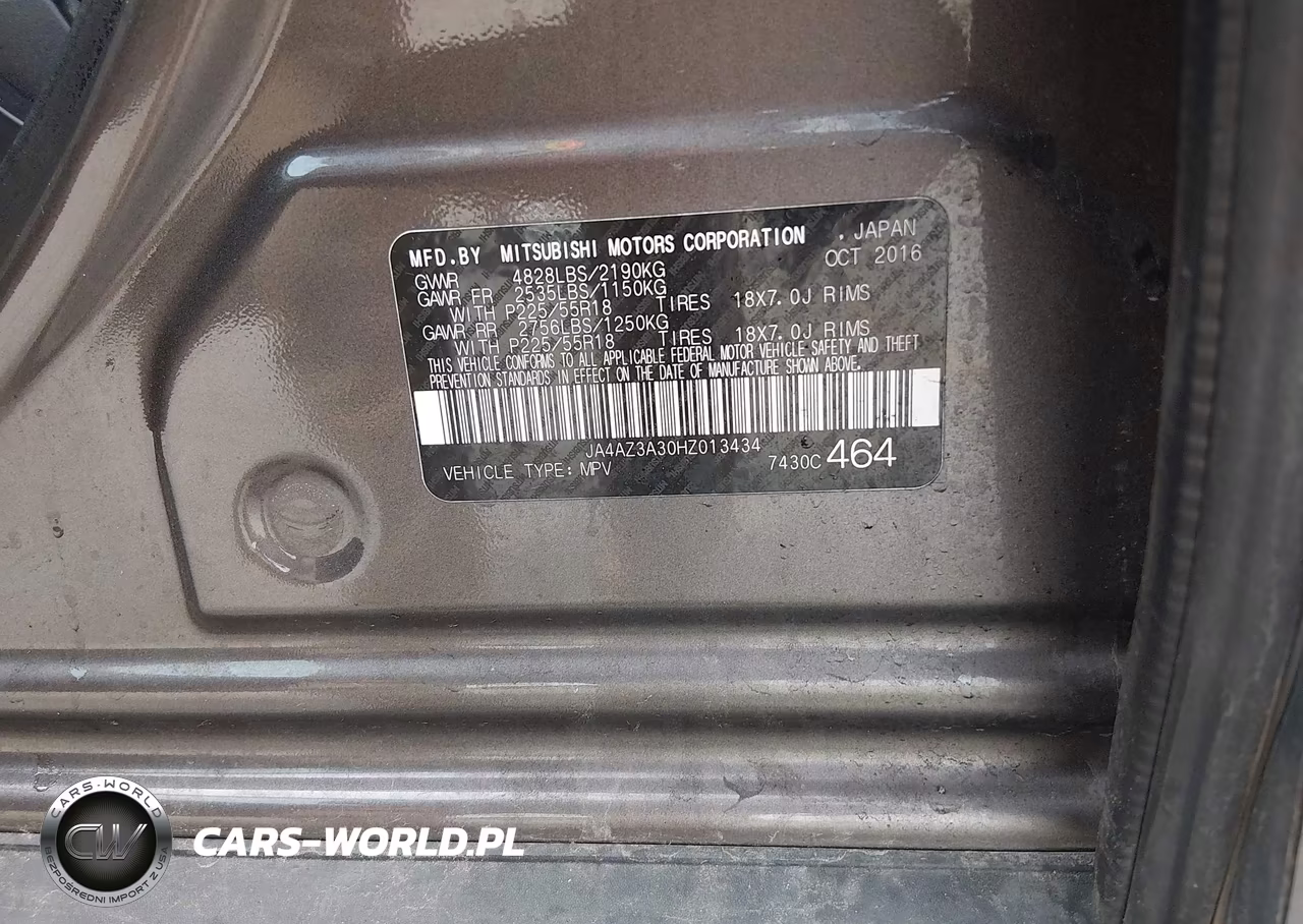 2017 Mitsubishi Outlander Se VIN:JA4AZ3A30HZ013434 - 9