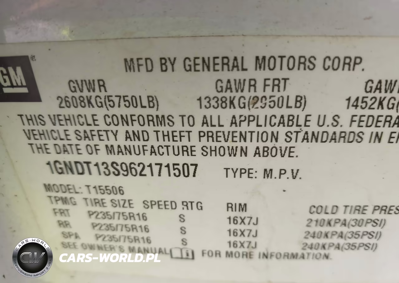 2006 Chevrolet Trailblazer Ls VIN:1GNDT13S962171507 - 9