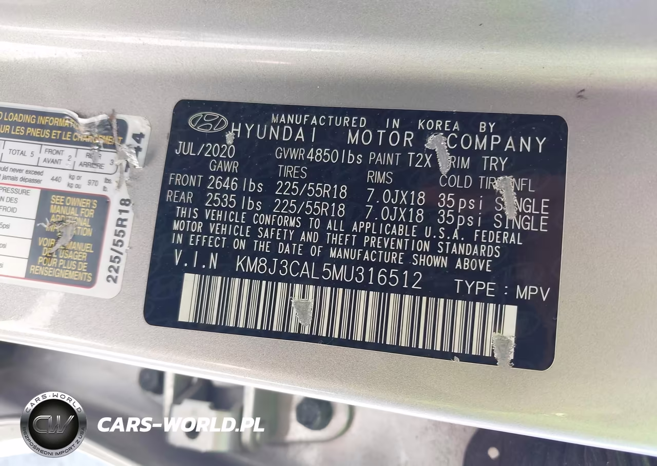 2021 Hyundai Tucson Ultimate VIN:KM8J3CAL5MU316512 - 9