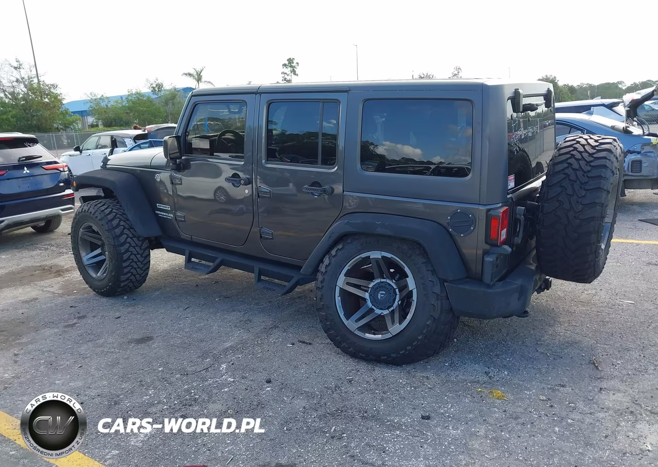 2017 Jeep Wrangler Unlimited Sport 4X4 VIN:1C4BJWDG8HL570337 - 3