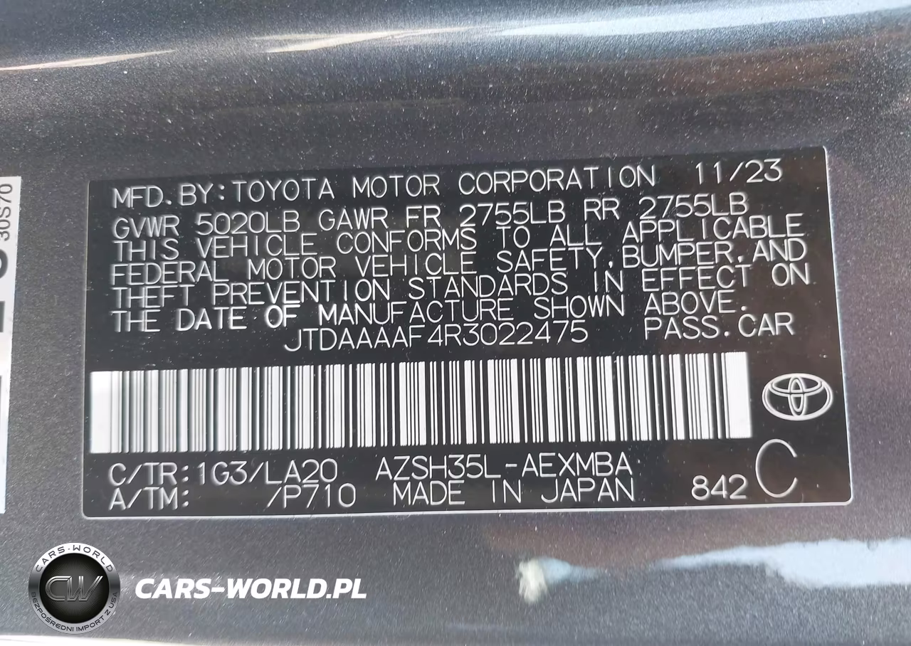 2024 Toyota Crown Limited VIN:JTDAAAAF4R3022475 - 9
