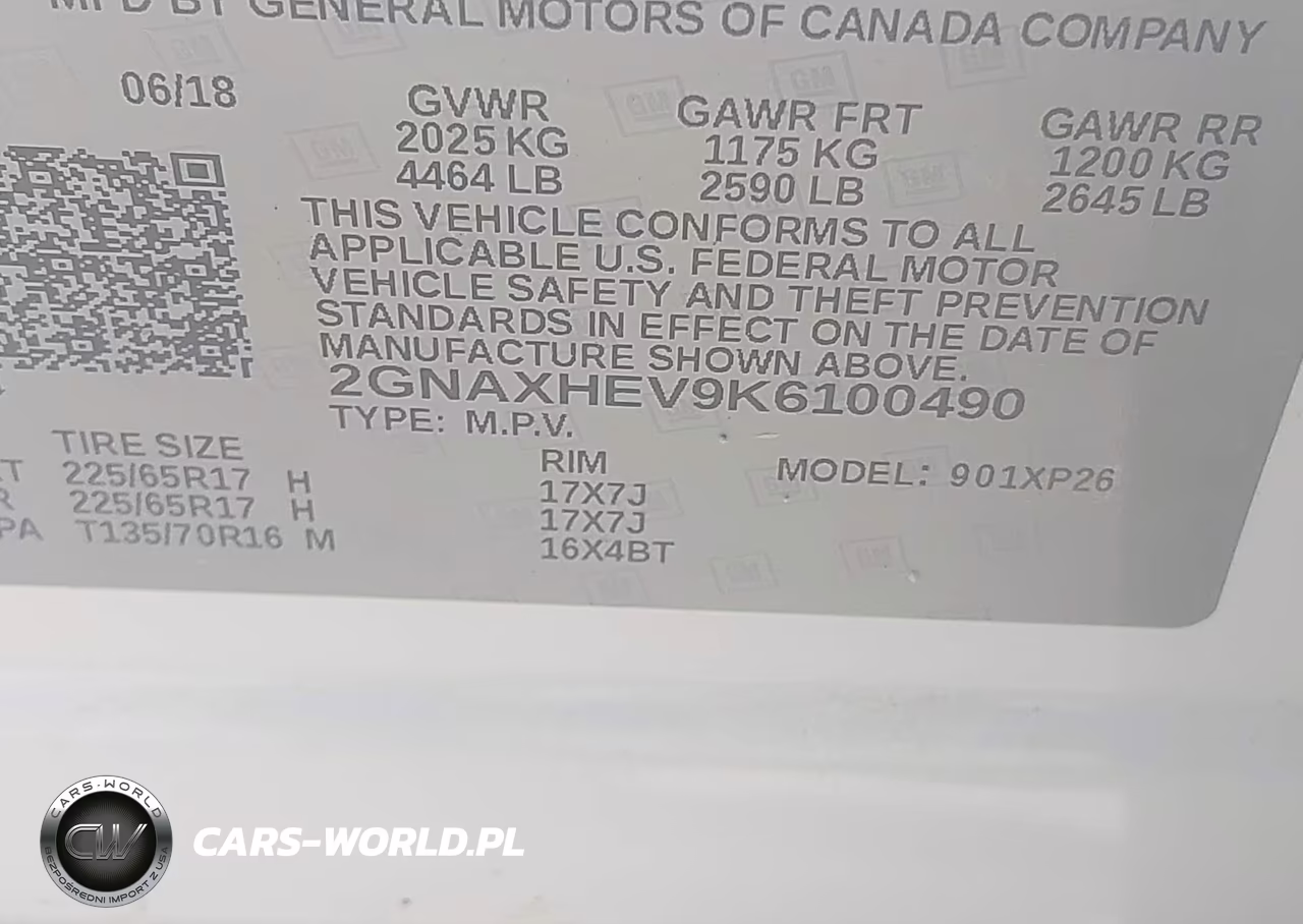 2019 Chevrolet Equinox Ls VIN:2GNAXHEV9K6100490 - 9