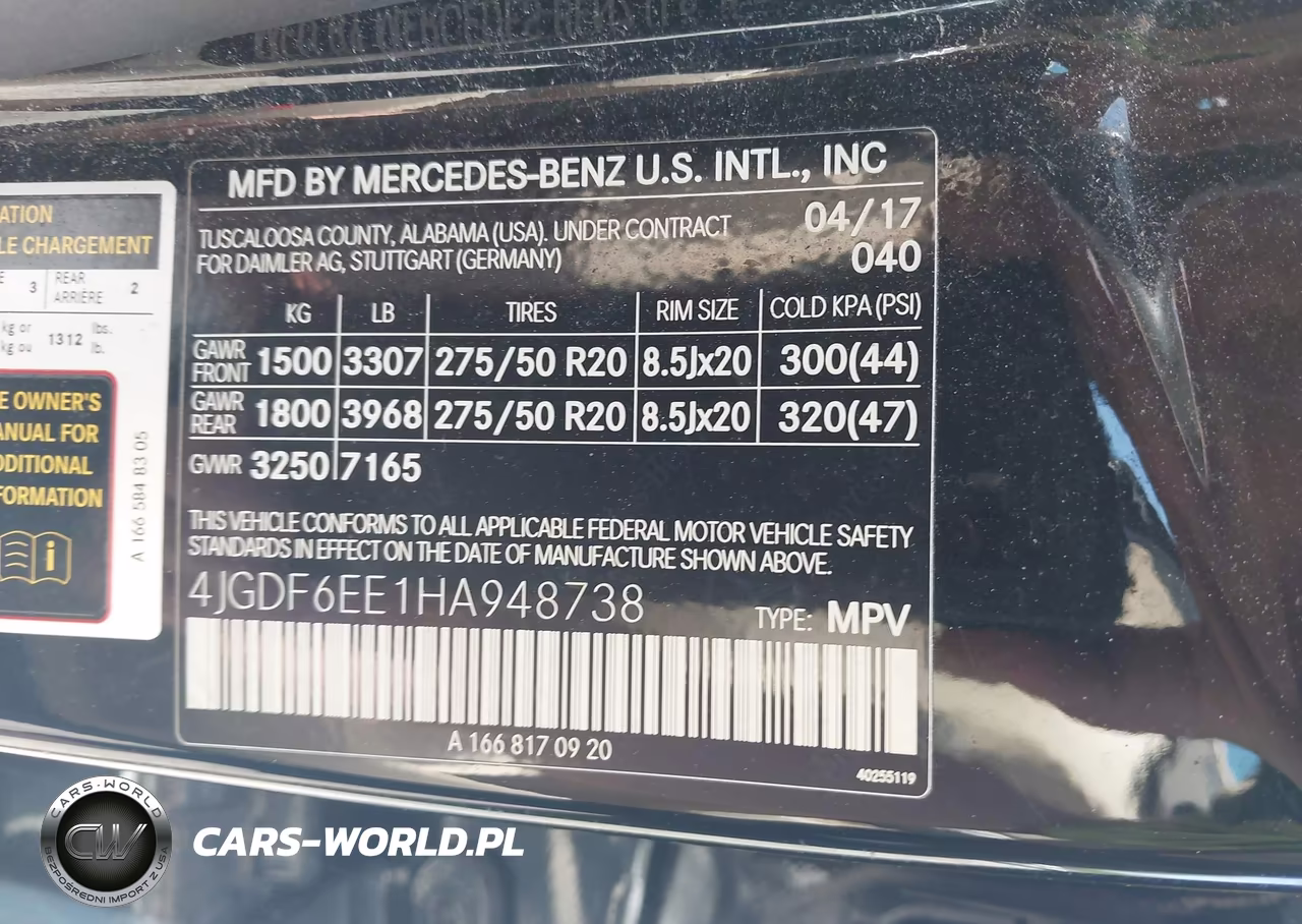2017 Mercedes-Benz Gls 450 4Matic VIN:4JGDF6EE1HA948738 - 9