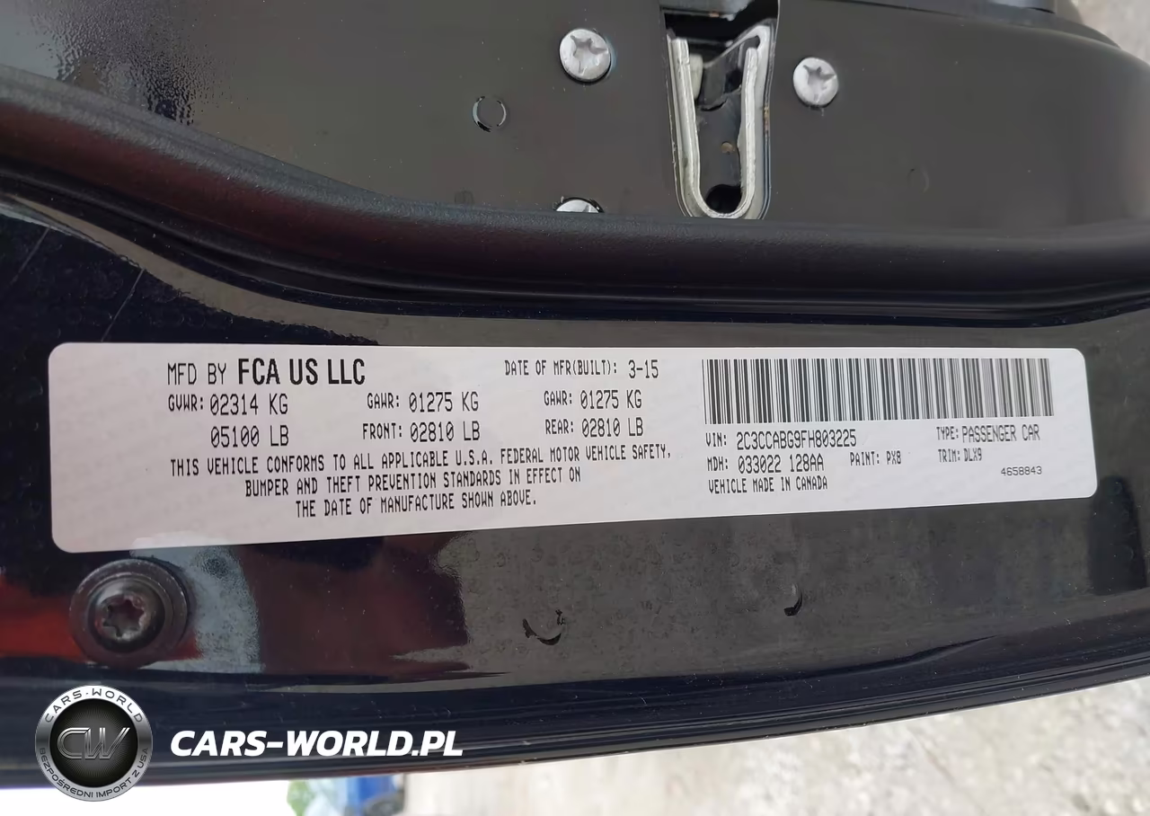2015 Chrysler 300 300S VIN:2C3CCABG9FH803225 - 9