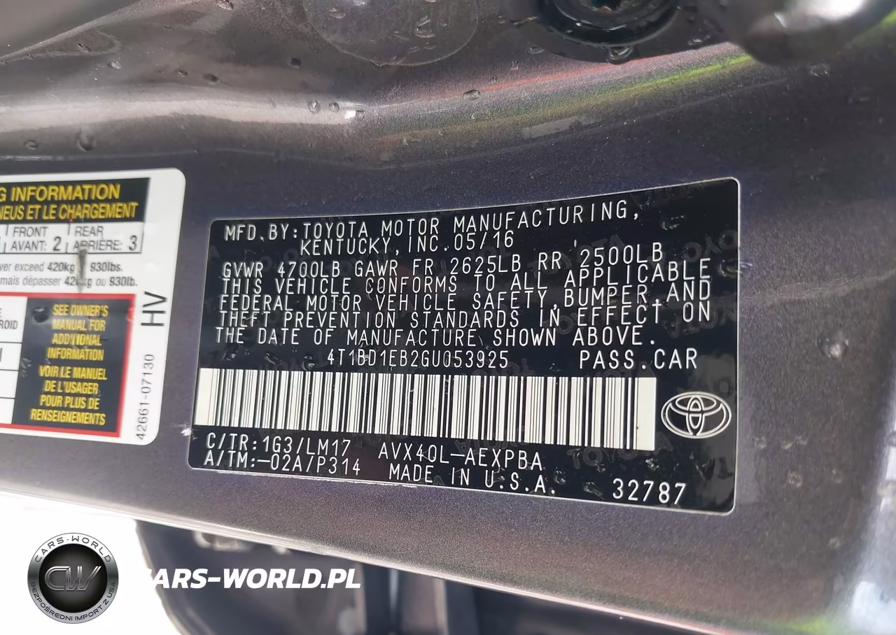 2016 Toyota Avalon Hybrid Limited VIN:4T1BD1EB2GU053925 - 9