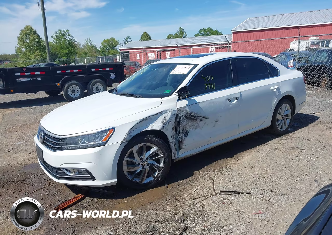 2018 Volkswagen Passat 2.0T Se VIN:1VWBA7A38JC041514 - 2