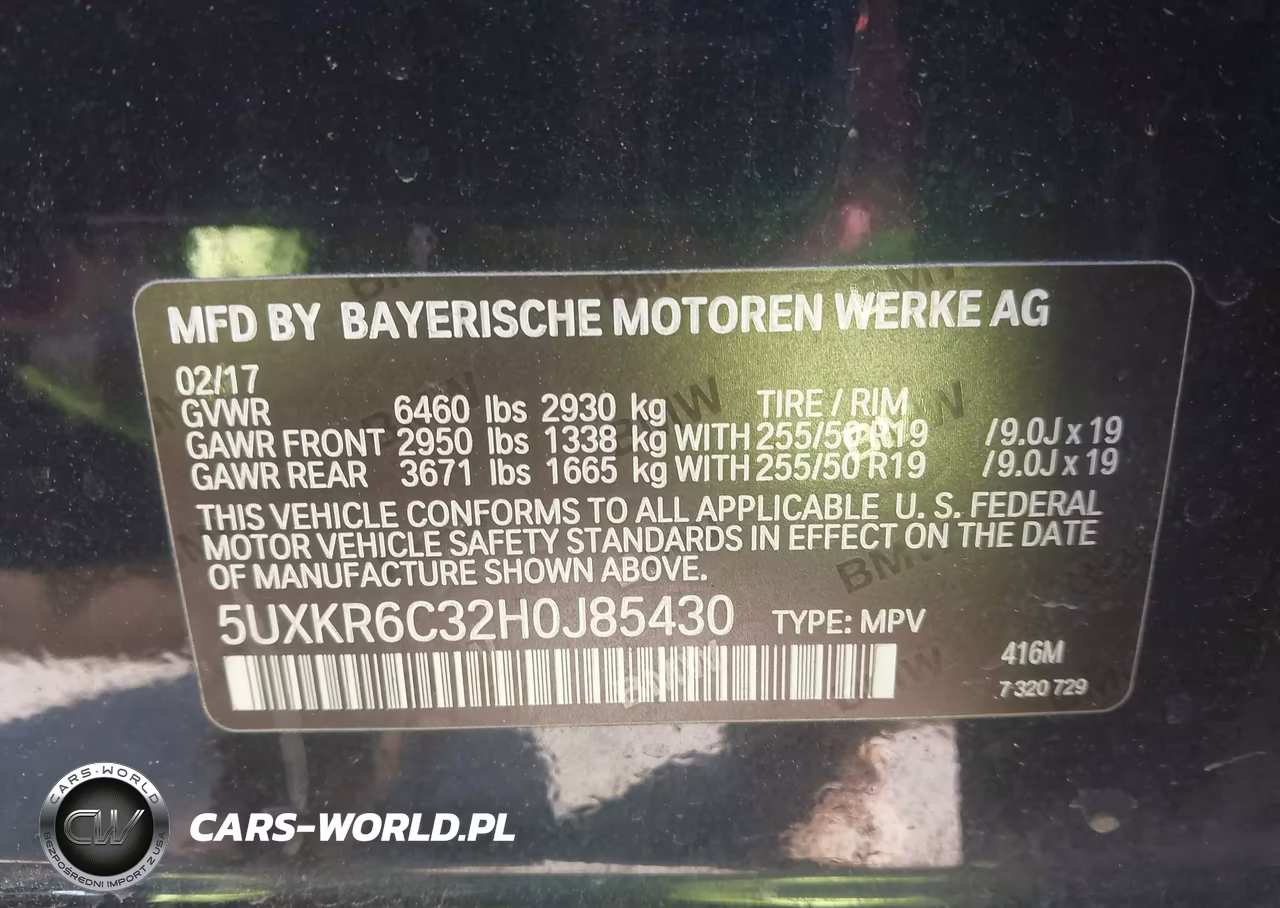 2017 BMW X5 xDrive50I VIN:5UXKR6C32H0J85430 - 9
