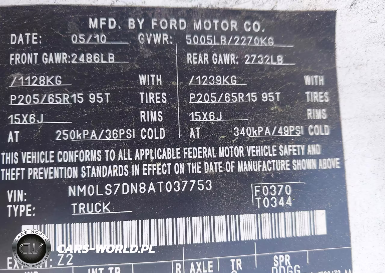 2010 Ford Transit Connect Xlt VIN:NM0LS7DN8AT037753 - 9