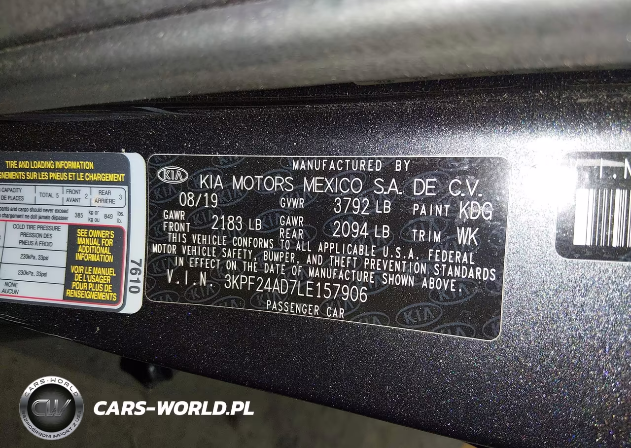 2020 Kia Forte Lxs VIN:3KPF24AD7LE157906 - 9