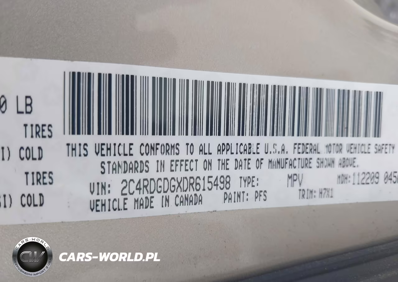 2012 Dodge Grand Caravan Sxt VIN:2C4RDGDGXDR615498 - 9
