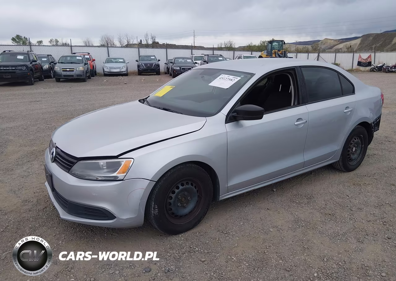 2012 Volkswagen Jetta 2.0L S VIN:3VW2K7AJ9CM308995 - 2