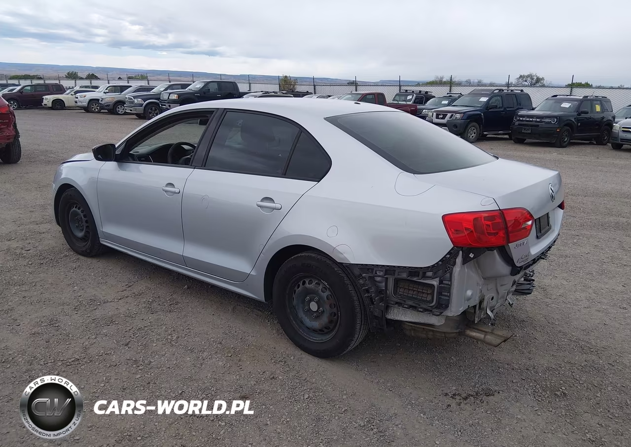 2012 Volkswagen Jetta 2.0L S VIN:3VW2K7AJ9CM308995 - 3