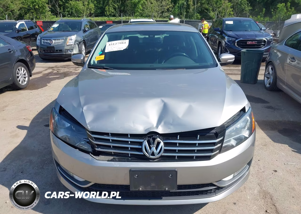 2014 Volkswagen Passat 2.0L Tdi Sel Premium VIN:1VWCN7A39EC062483 - 12