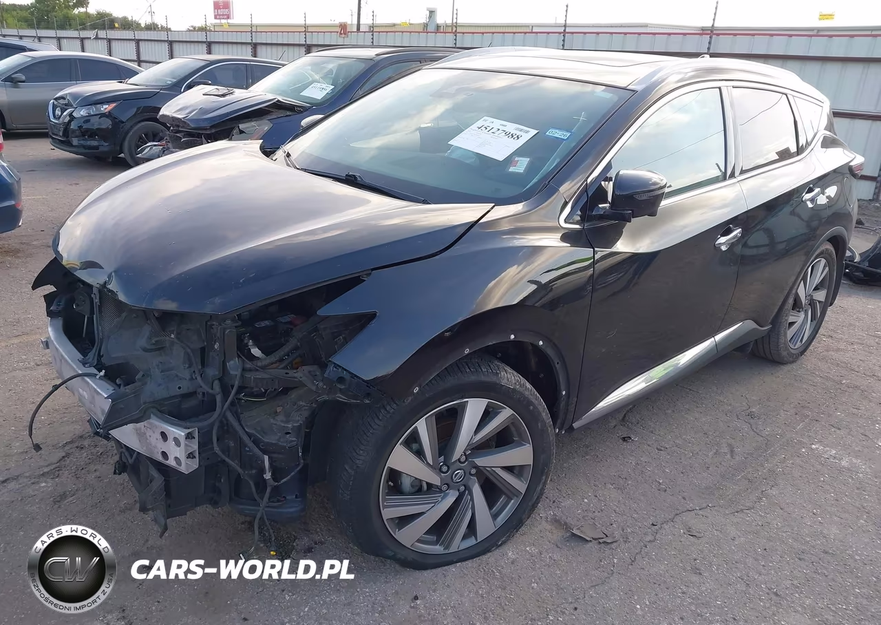 2020 Nissan Murano Sl Fwd VIN:5N1AZ2CJ4LN169287 - 2