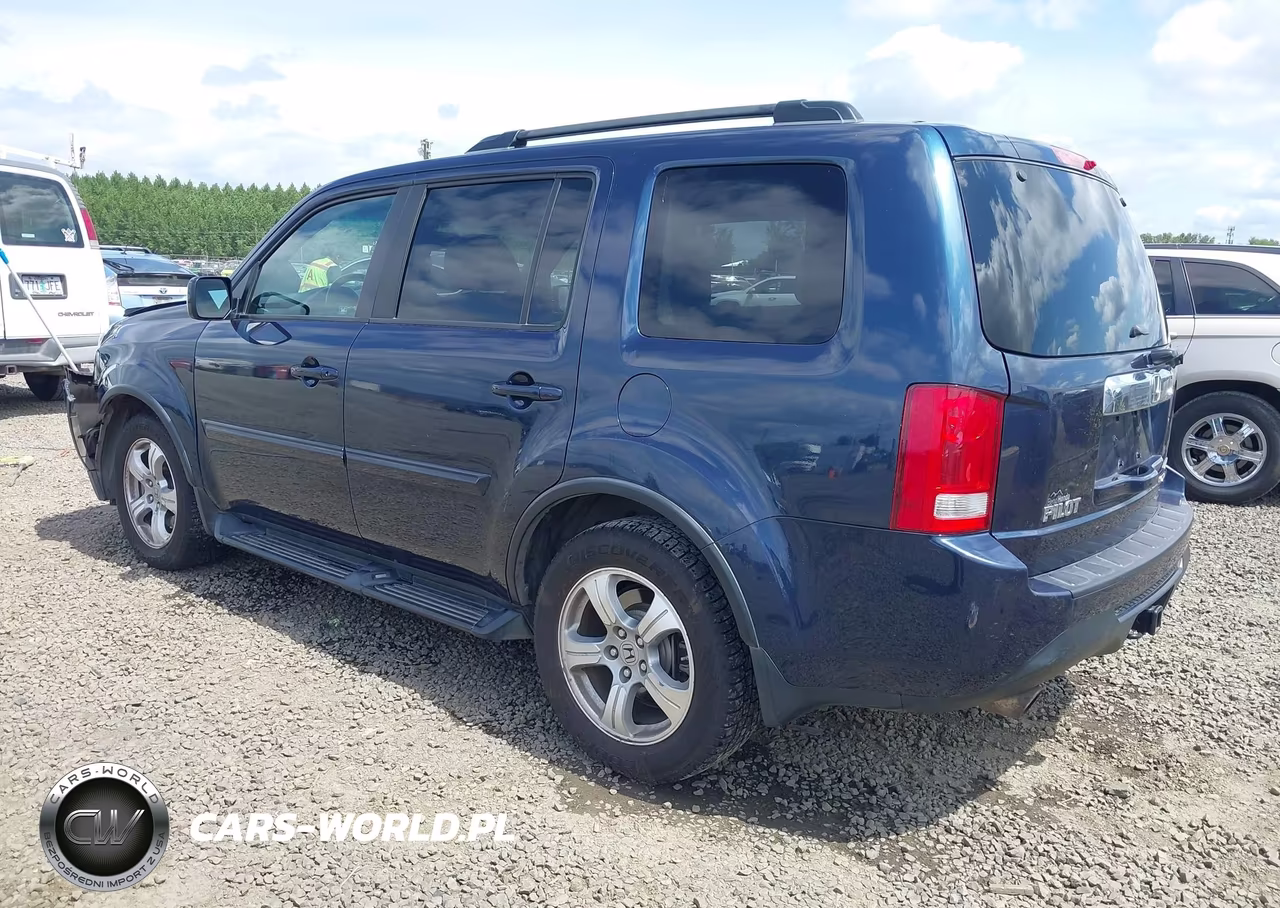 2012 Honda Pilot Ex-L VIN:5FNYF4H50CB026404 - 3