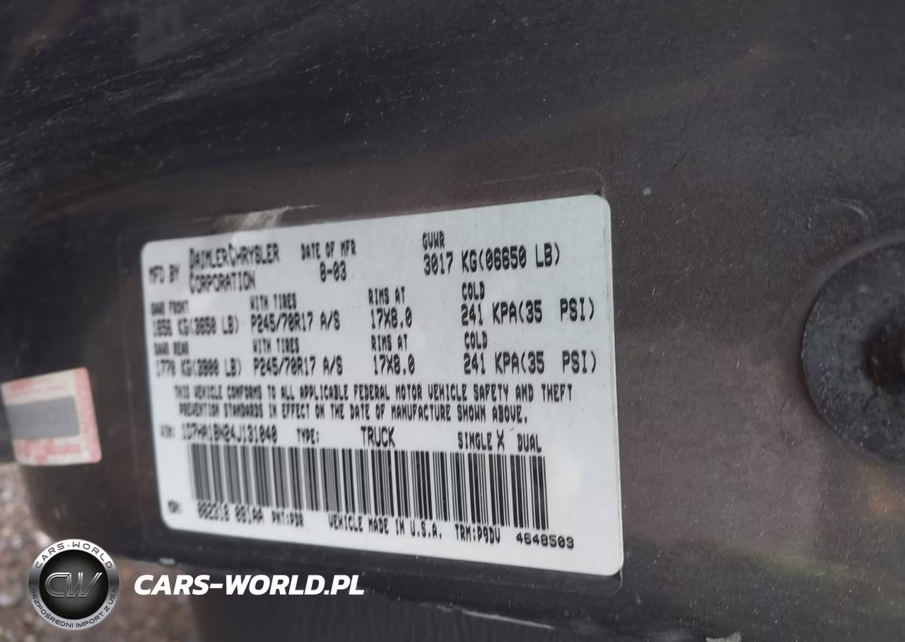 2004 Dodge Ram 1500 St VIN:1D7HA18N24J131040 - 9