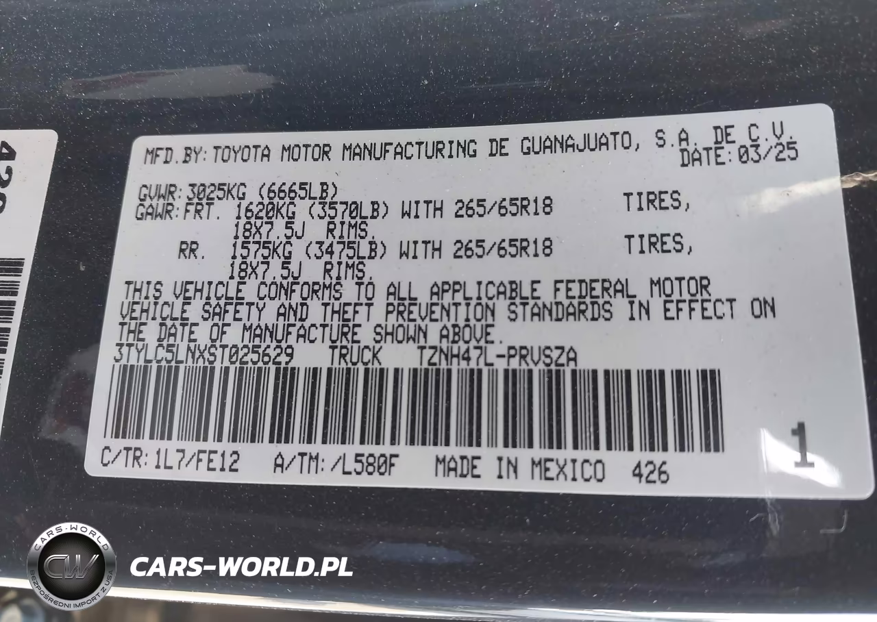 2025 Toyota Tacoma Hybrid Trd Sport 4Wd VIN:3TYLC5LNXST025629 - 9