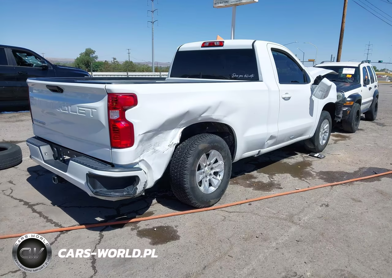 2022 Chevrolet Silverado 1500 2Wd Standard Bed Wt VIN:3GCNAAEK1NG508841 - 4