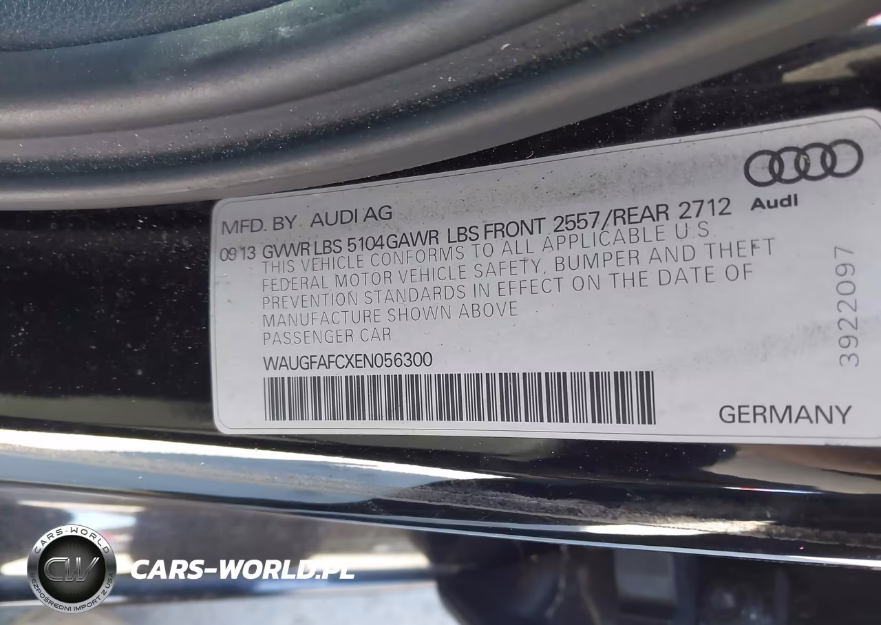 2014 Audi A6 2.0T Premium VIN:WAUGFAFCXEN056300 - 9