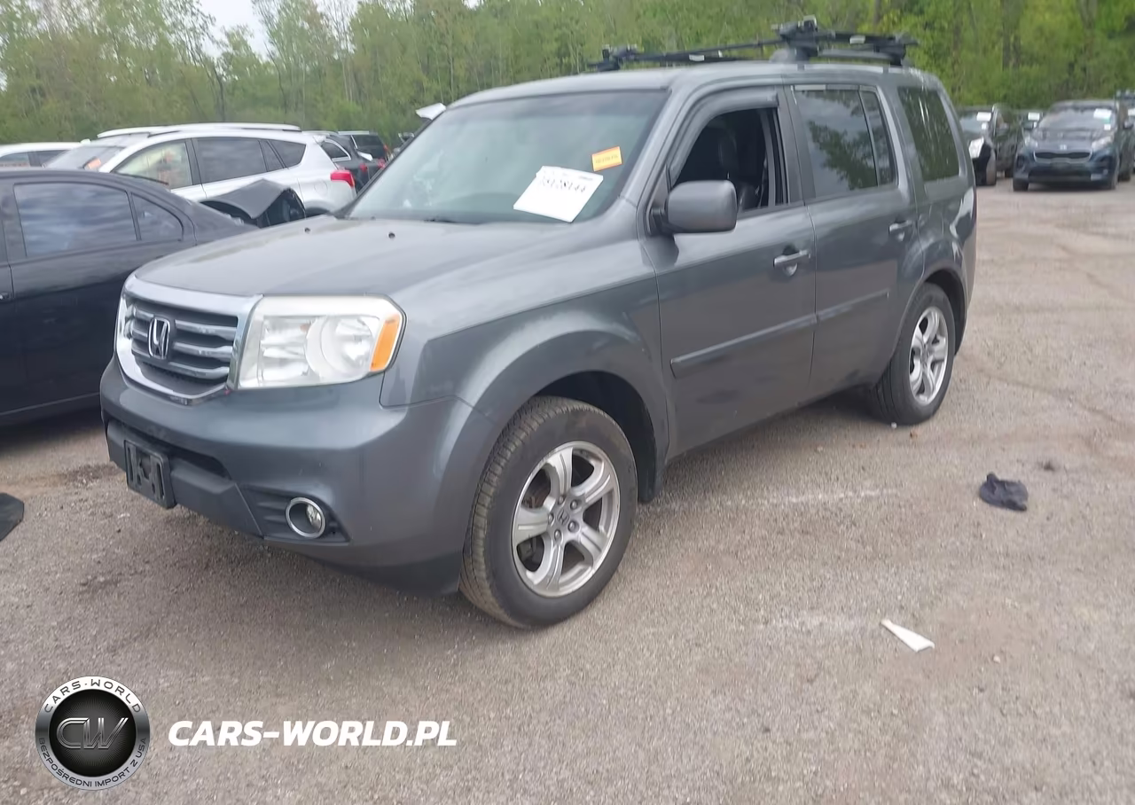 2012 Honda Pilot Ex-L VIN:5FNYF4H51CB017453 - 2