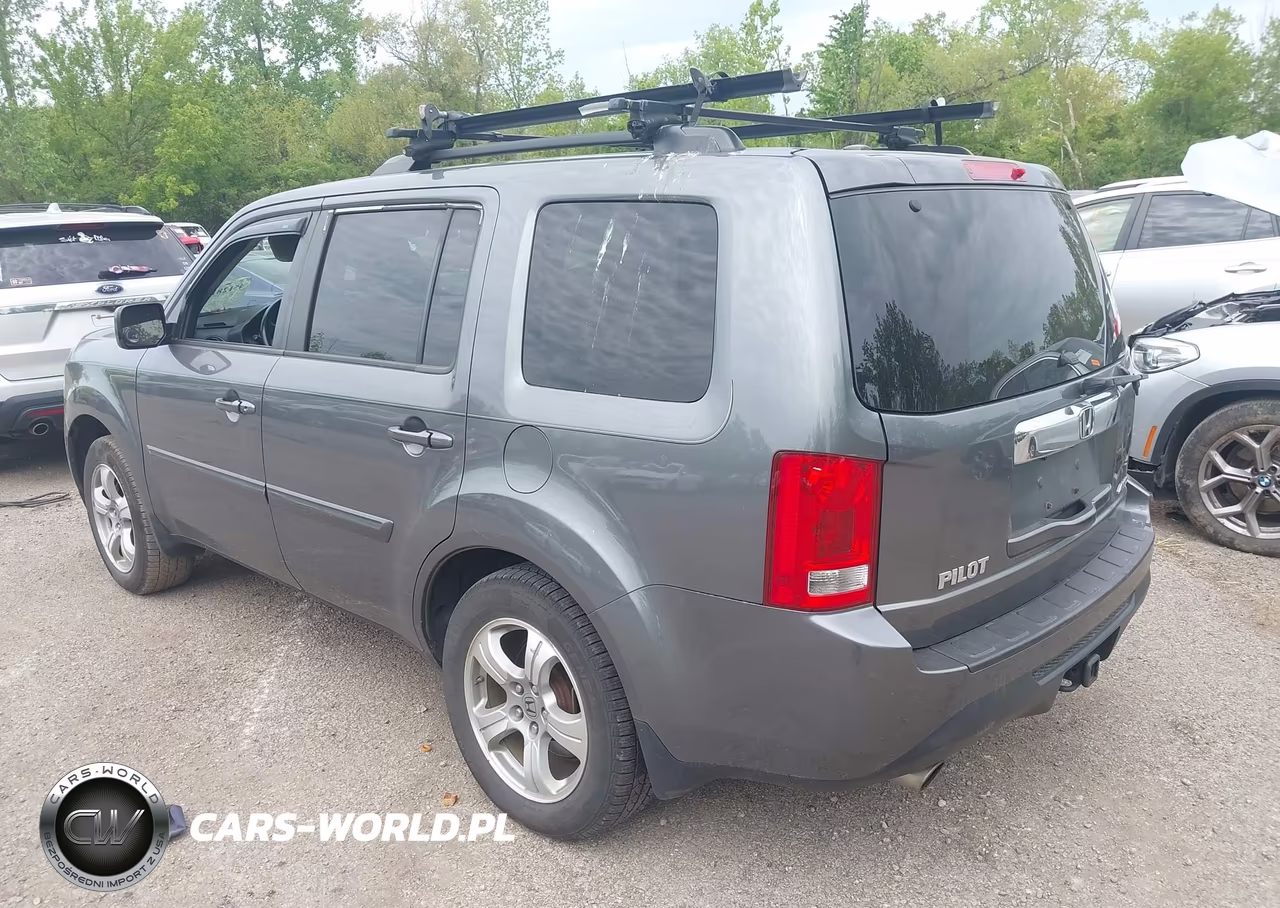 2012 Honda Pilot Ex-L VIN:5FNYF4H51CB017453 - 3