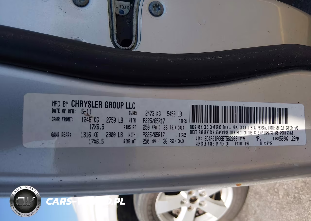 2011 Dodge Journey Mainstreet VIN:3D4PG1FG6BT562093 - 9