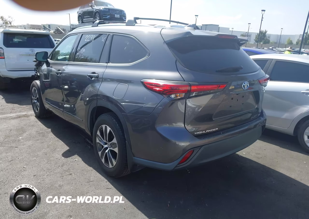 2021 Toyota Highlander Hybrid Xle VIN:5TDHARAH3MS008847 - 3