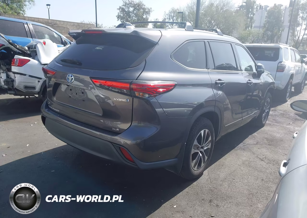 2021 Toyota Highlander Hybrid Xle VIN:5TDHARAH3MS008847 - 4