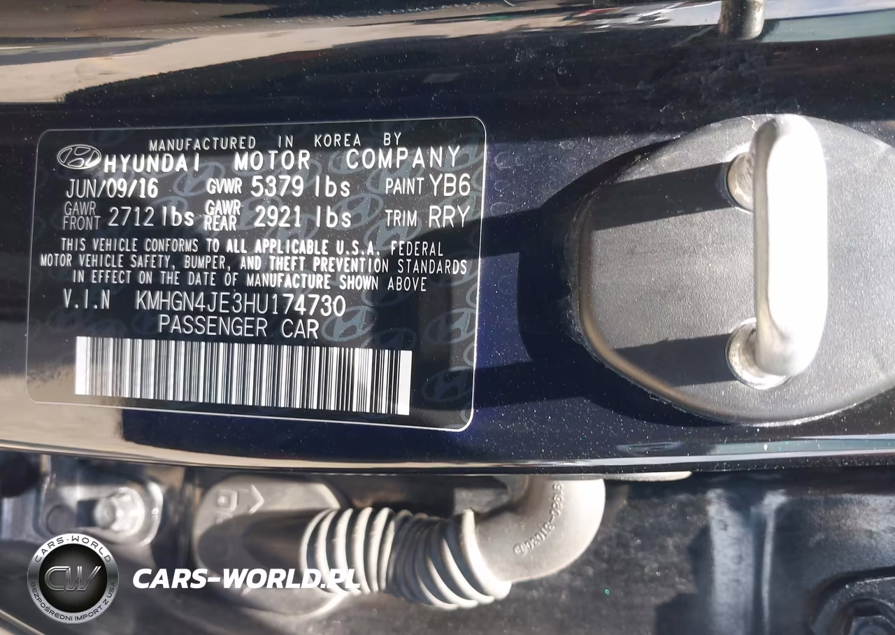 2017 Genesis G80 3.8 VIN:KMHGN4JE3HU174730 - 9