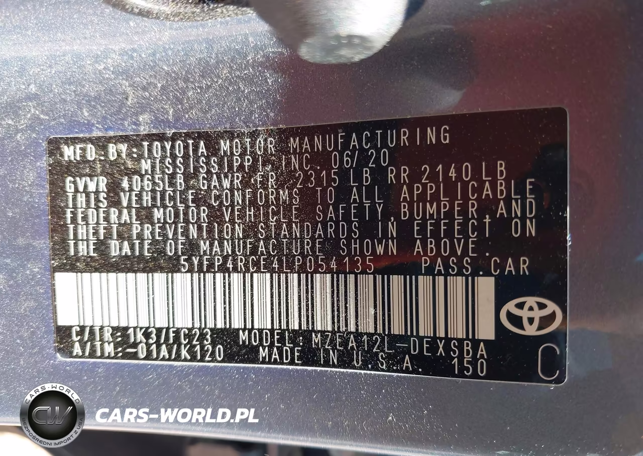 2020 Toyota Corolla Se VIN:5YFP4RCE4LP054135 - 9