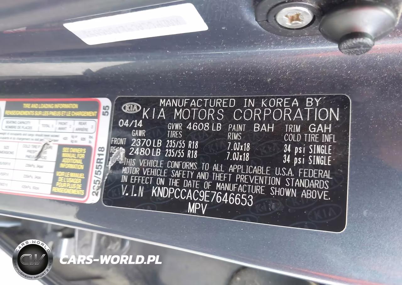 2014 Kia Sportage Ex VIN:KNDPCCAC9E7646653 - 9