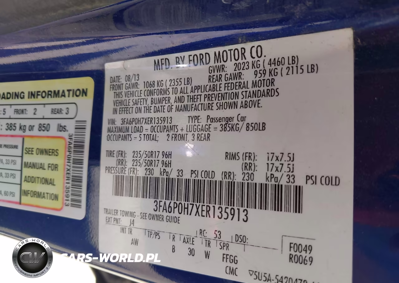 2014 Ford Fusion Se VIN:3FA6P0H7XER135913 - 9
