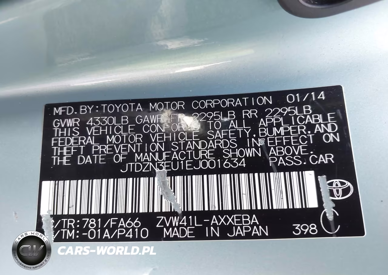 2014 Toyota Prius V Five-Three-Two VIN:JTDZN3EU1EJ001634 - 9