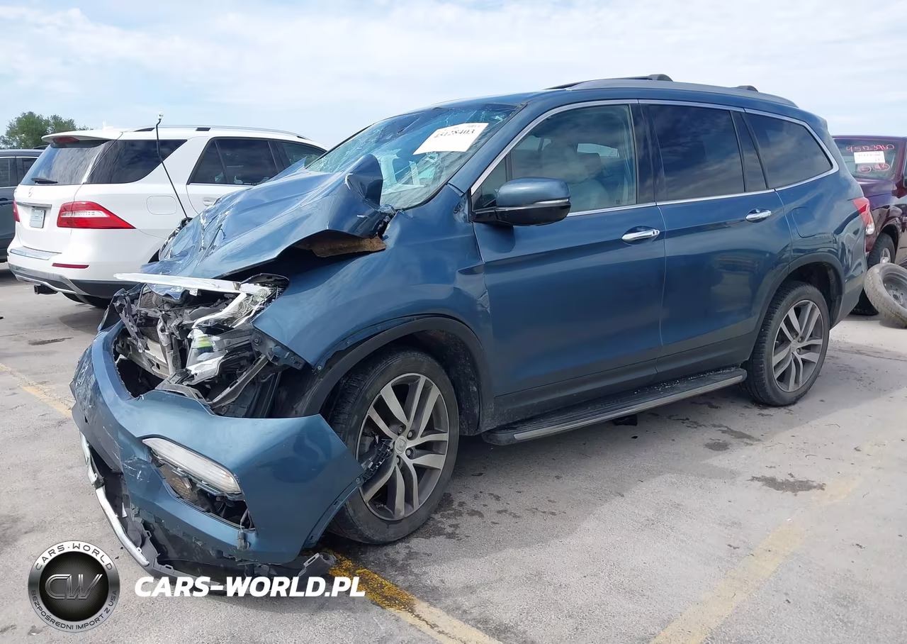 2017 Honda Pilot Touring VIN:5FNYF6H96HB071675 - 2