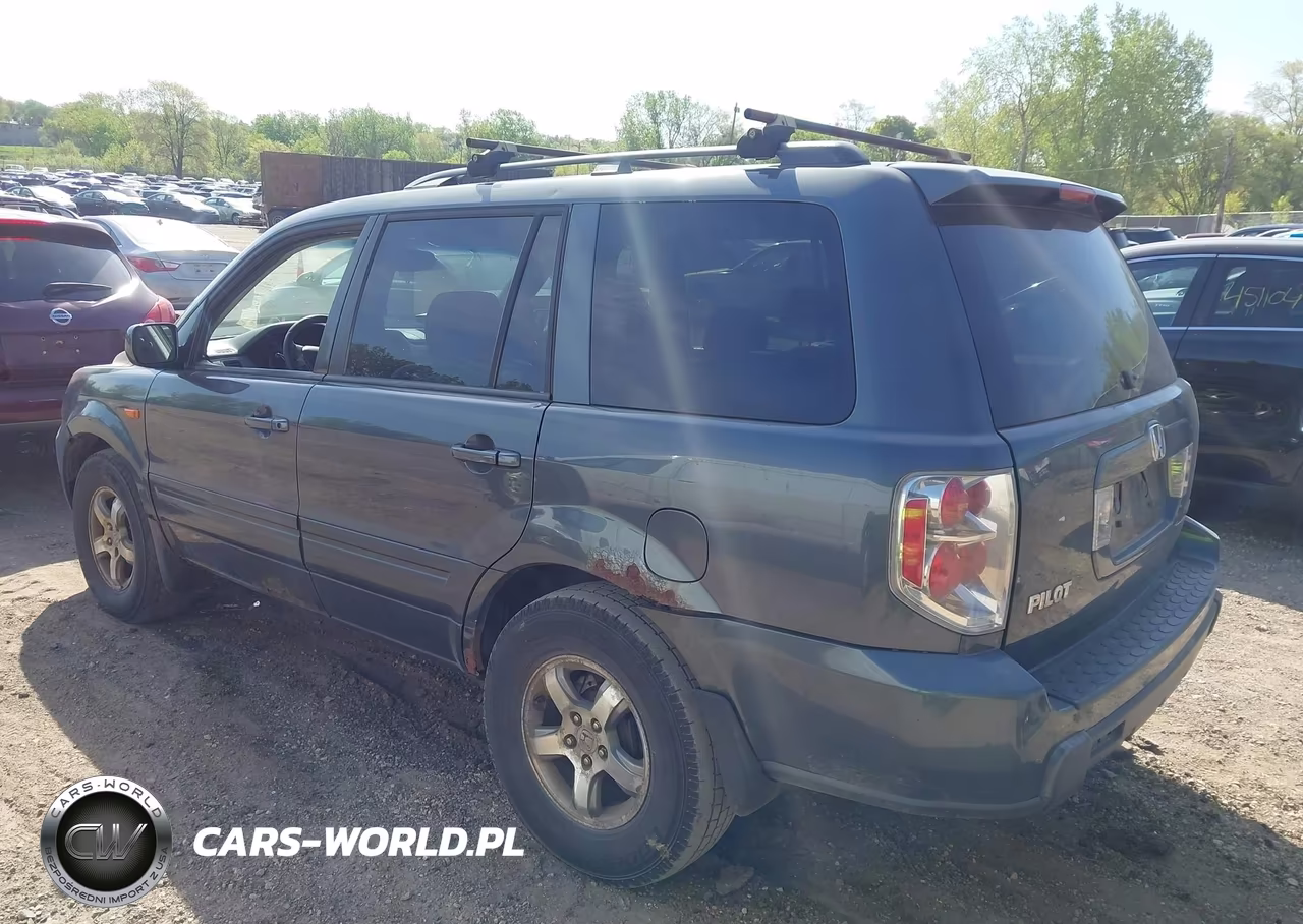 2006 Honda Pilot Ex-L VIN:2HKYF18646H503297 - 3
