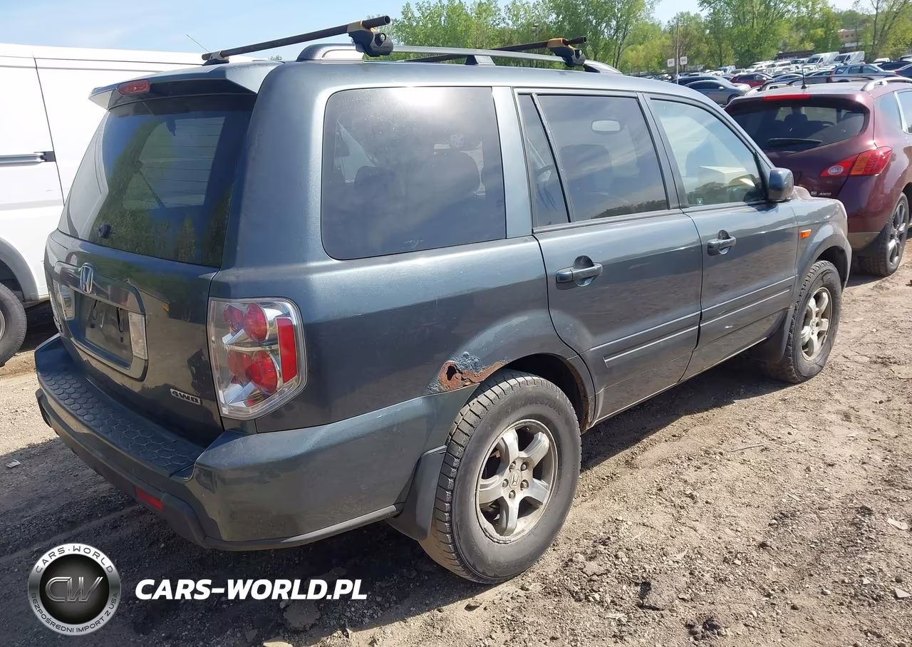 2006 Honda Pilot Ex-L VIN:2HKYF18646H503297 - 4