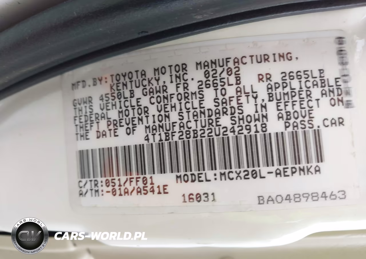 2002 Toyota Avalon Xl VIN:4T1BF28B22U242918 - 9