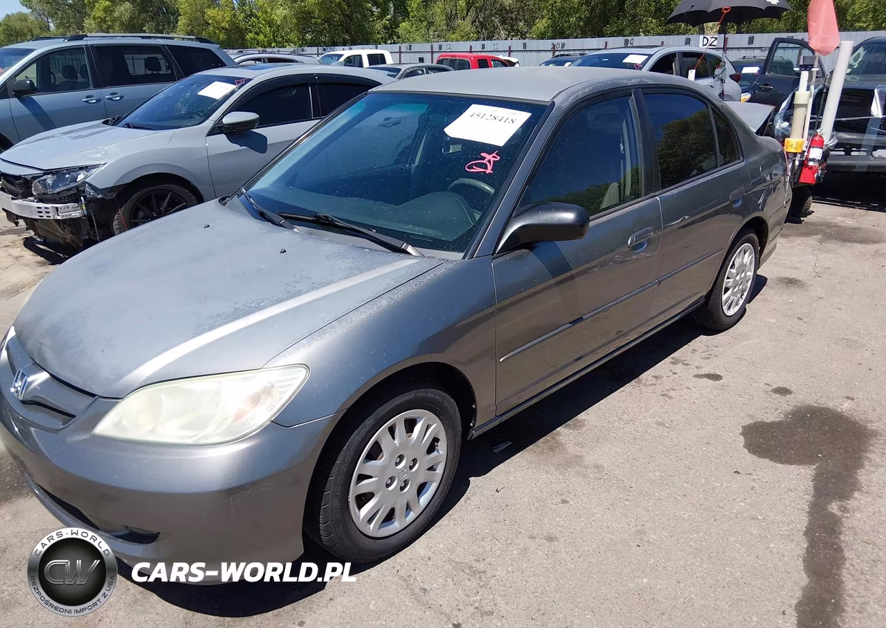 2004 Honda Civic Lx VIN:2HGES15584H622262 - 2