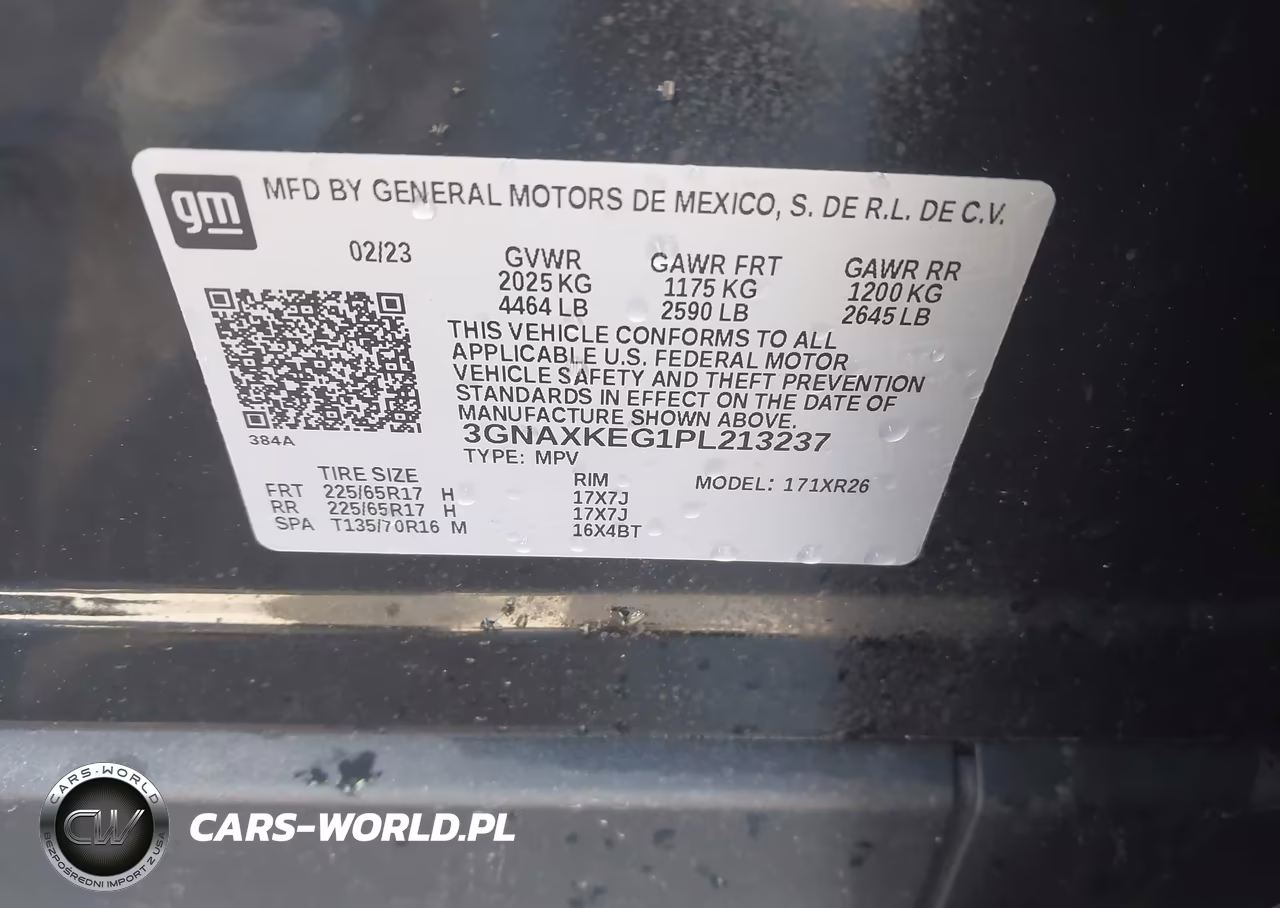 2023 Chevrolet Equinox Fwd Lt VIN:3GNAXKEG1PL213237 - 9