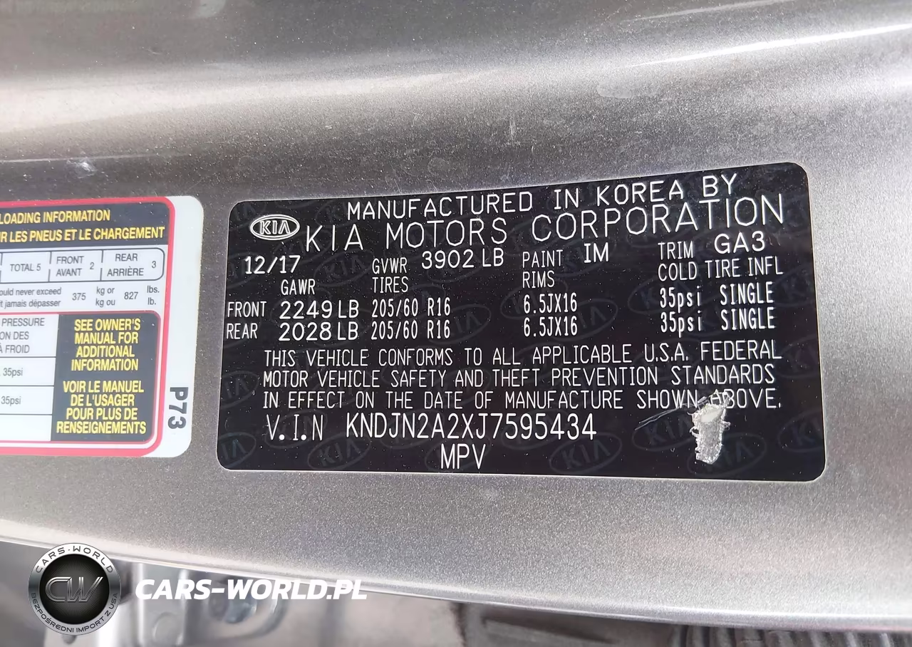 2018 Kia Soul VIN:KNDJN2A2XJ7595434 - 9