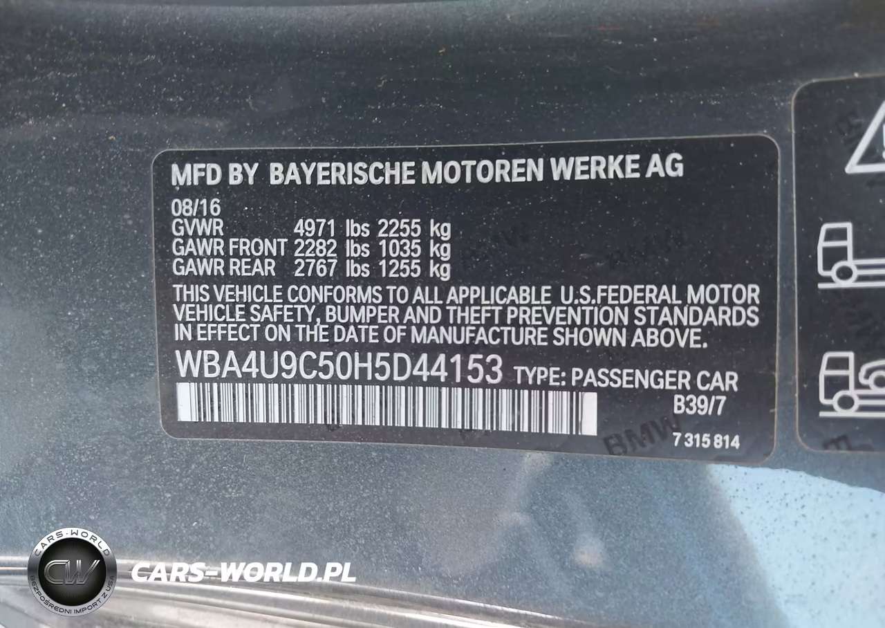 2017 BMW 430I xDrive VIN:WBA4U9C50H5D44153 - 9